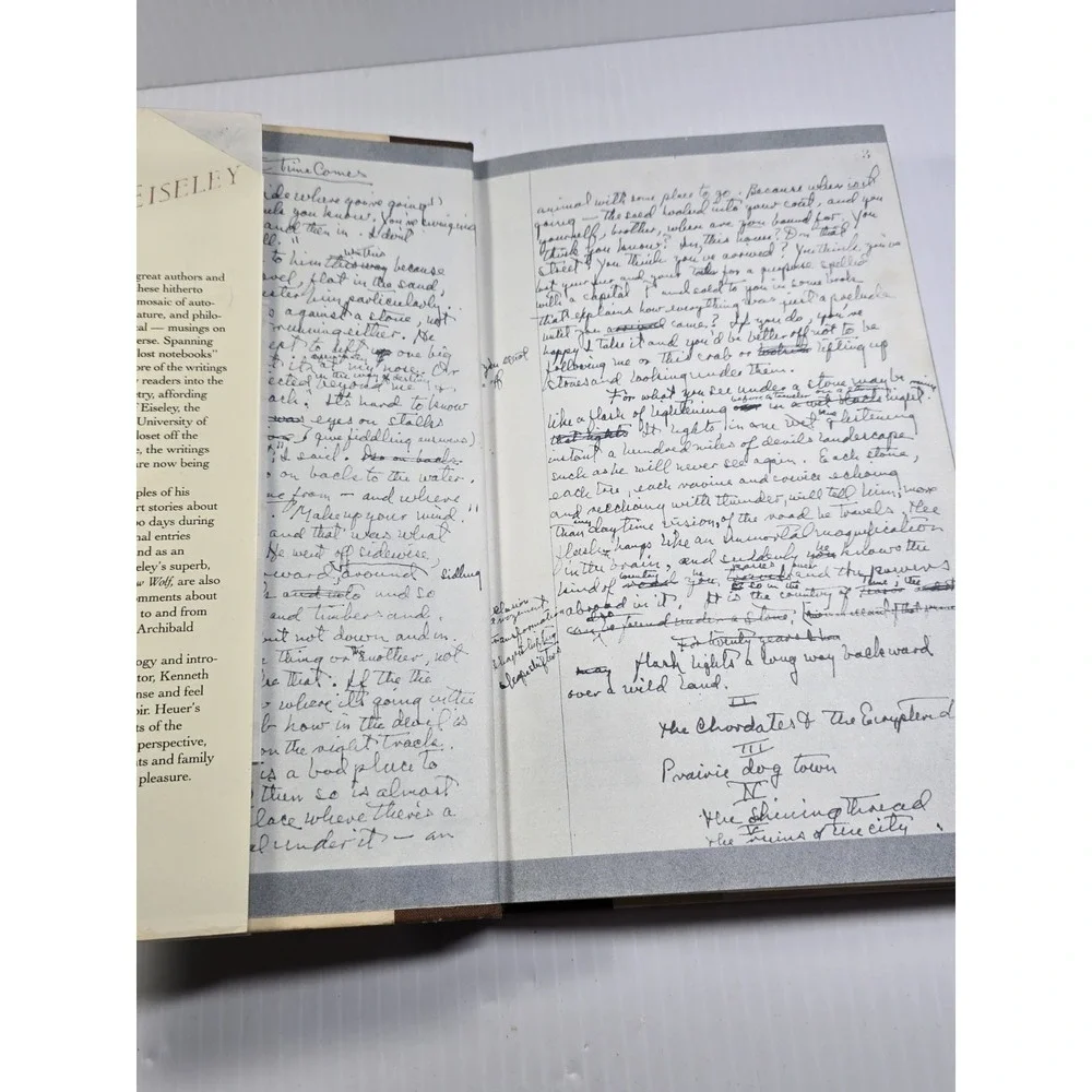 The Lost Notebooks of Loren Eiseley -‎ 1st Ed HC Kenneth Heuer